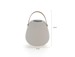 Luciora buitenlamp solar oplaadbaar dimbaar ø27cm (h:28cm)