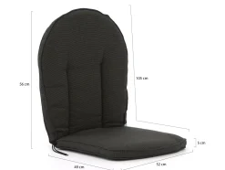 Madison Comfort tuinkussens 105x52cm