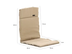 Madison Fiber tuinkussen laag 110x50cm