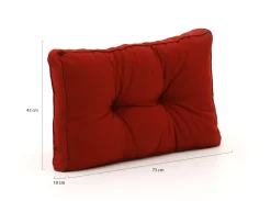 Madison Florance loungekussen rug ca. 73x43cm