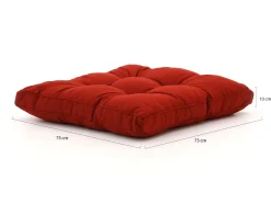 Madison Florance loungekussen zit ca. 73x73cm