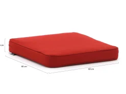 Madison loungekussen luxe zit 60x60cm