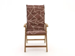 Madison tuinkussen hoge rug 120x50cm