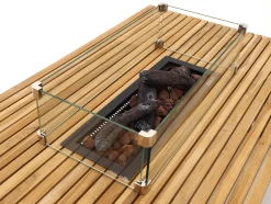 Manifesto Alzano/Cosibridge hoek loungeset met vuurtafel 5-delig