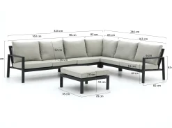 Manifesto Alzano hoek loungeset 5-delig