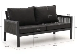Manifesto Alzano lounge tuinbank 168cm