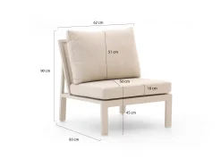 Manifesto Alzano lounge tussenmodule 78cm