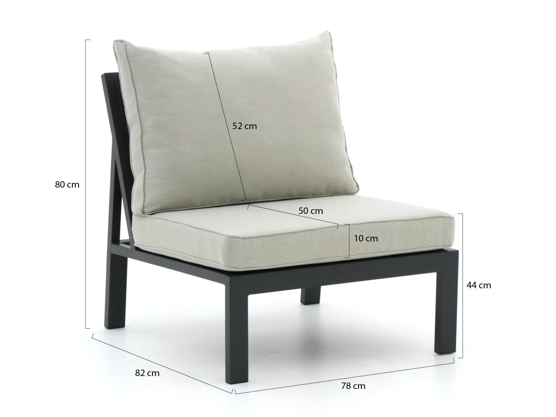 Manifesto Alzano lounge tussenmodule 78cm