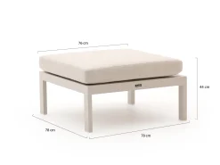 Manifesto Alzano lounge voetenbank 78x78cm