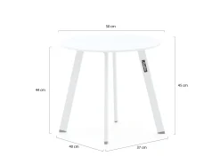 Manifesto Bovezzo bijzet tuintafel ø 50cm (h:45cm)