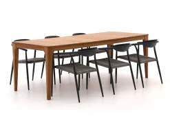 Manifesto Cavone/Bruca 220cm dining tuinset 7-delig stapelbaar