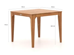 Manifesto Cavone/Bruca 90cm dining tuinset 3-delig stapelbaar