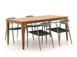Manifesto Cavone/Bruca 170cm dining tuinset 5-delig stapelbaar