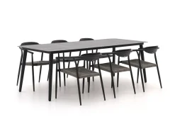 Manifesto Cavone/Sora 220cm dining tuinset 7-delig stapelbaar
