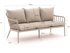 Manifesto Celante lounge tuinbank 3-zits 182cm