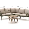 Manifesto Celante/ROUGH-K hoek loungeset 5-delig