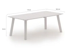 Manifesto Corsano lounge tuintafel 110x58,5cm