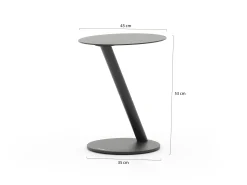 Manifesto Esino bijzet tuintafel ø45 (h:53cm)