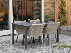 Manifesto Matese/Menzano 160cm dining tuinset 5-delig