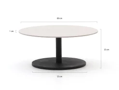 Manifesto Monticano lounge tuintafel ø 80cm (h: 35cm)