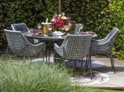Manifesto Novara/Sora ø 127cm dining tuinset 6-delig