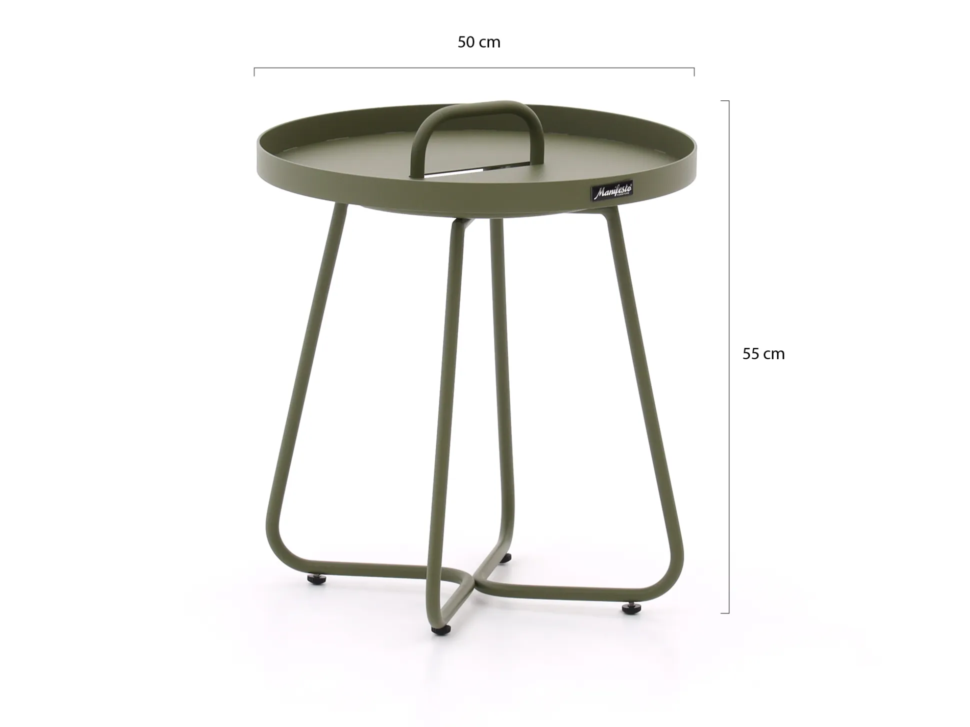 Manifesto Pito bijzet tuintafel ø 50cm (h:55cm)