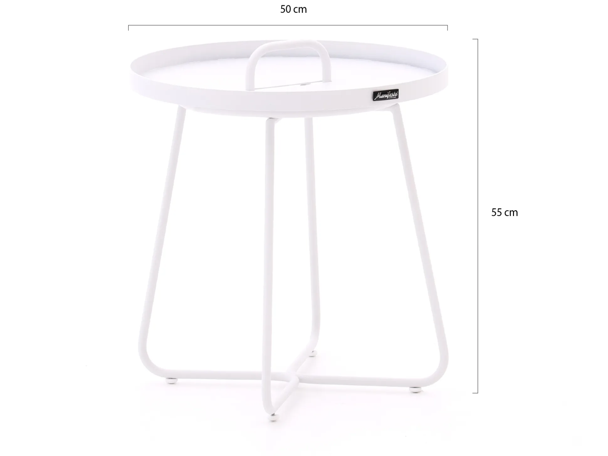 Manifesto Pito bijzet tuintafel ø 50cm (h:55cm)