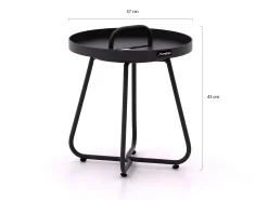 Manifesto Pito bijzet tuintafel ø 37cm (h:43cm)