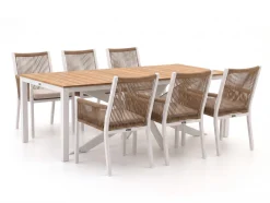 Manifesto Rivola/Furato 220cm dining tuinset 7-delig
