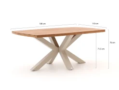Manifesto Rivola/Induno Deens Ovaal 180cm dining tuinset 5-delig
