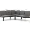 Manifesto San Teodoro hoek dining loungebank 3-delig
