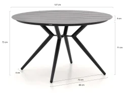 Manifesto Sora dining tuintafel ø 127cm (h:75cm)