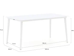 Manifesto Sora dining tuintafel 160x90x74cm