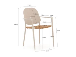 Manifesto Talvullia dining tuinstoel stapelbaar