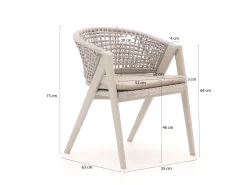 Manifesto Valsecca dining tuinstoel