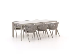 Manifesto Valsecca/Sestino 220cm dining tuinset 7-delig