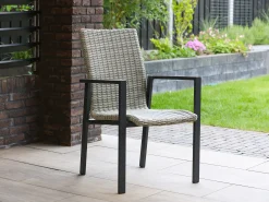 Manifesto Villongo/Canzo 140cm dining tuinset 5-delig stapelbaar inklapbaar