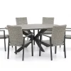 Manifesto Villongo/Fidenza ovaal 220cm dining tuinset 7-delig stapelbaar