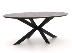 Manifesto Villongo/Fidenza ovaal 220cm dining tuinset 7-delig stapelbaar