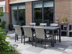 Manifesto Villongo/Menzano 220cm dining tuinset 7-delig stapelbaar