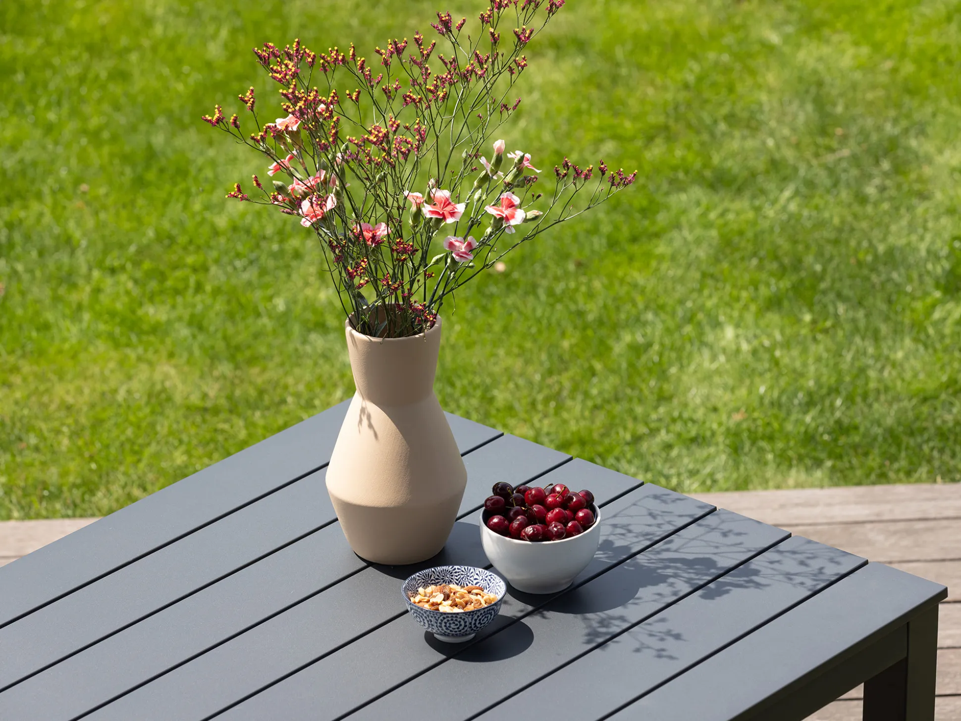 Manifesto Villongo/Menzano 160cm dining tuinset 5-delig stapelbaar