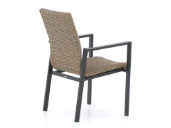 Manifesto Villongo/ROUGH-S 160cm dining tuinset 5-delig stapelbaar