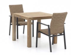 Manifesto Villongo/ROUGH-S 90cm dining tuinset 3-delig stapelbaar