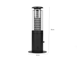 Monti HeatLine Ember pellet terrasverwarmer ø24cm (h: 58cm)