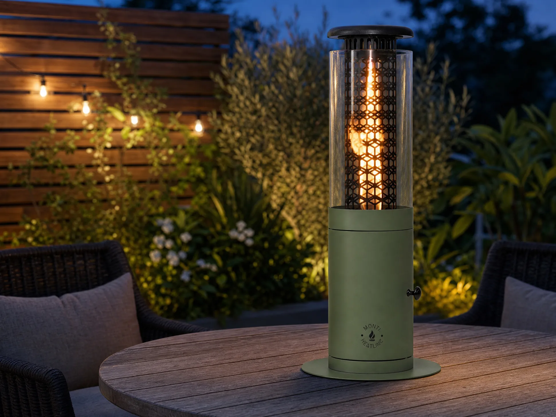 Monti HeatLine Ember pellet terrasverwarmer ø24cm (h: 58cm)