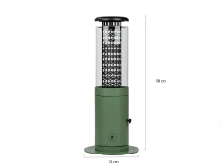 Monti HeatLine Ember pellet terrasverwarmer ø24cm (h: 58cm)