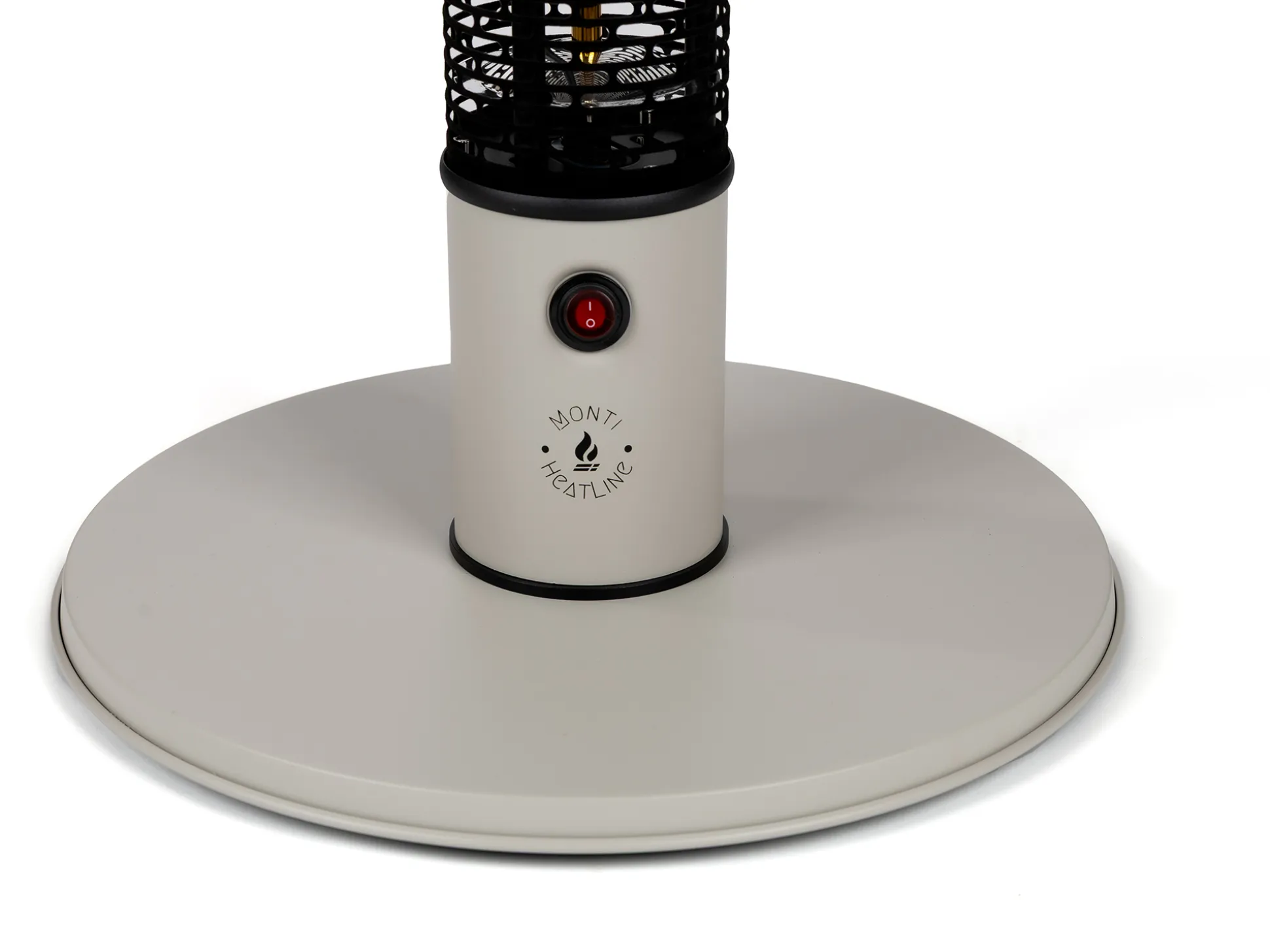 Monti HeatLine Pulse tafel met terrasverwarmer 1500W ø60cm (h: 75cm)
