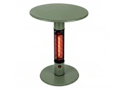 Monti HeatLine Pulse tafel met terrasverwarmer 1500W ø60cm (h: 75cm)