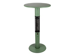 Monti HeatLine Vibe bartafel met terrasverwarmer 1500W ø60cm (h: 110cm)