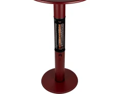 Monti HeatLine Vibe bartafel met terrasverwarmer 1500W ø60cm (h: 110cm)